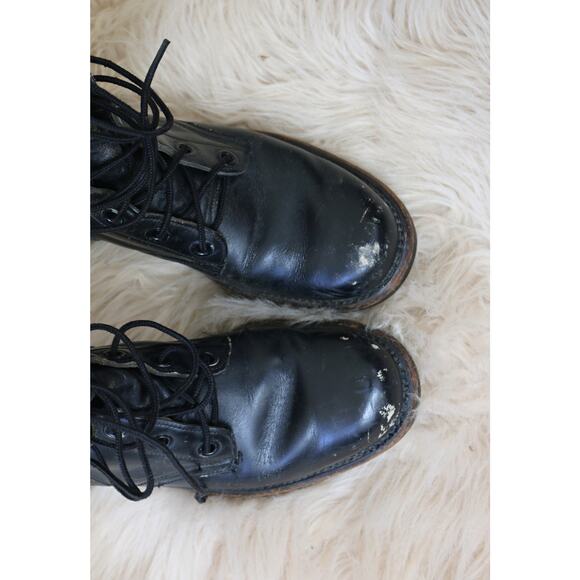 1960's Vintage Military Combat Boots ~ Women's 6 to 6-1/2 (6.5) Narrow ~ Men's 5 - Picture 8 of 10